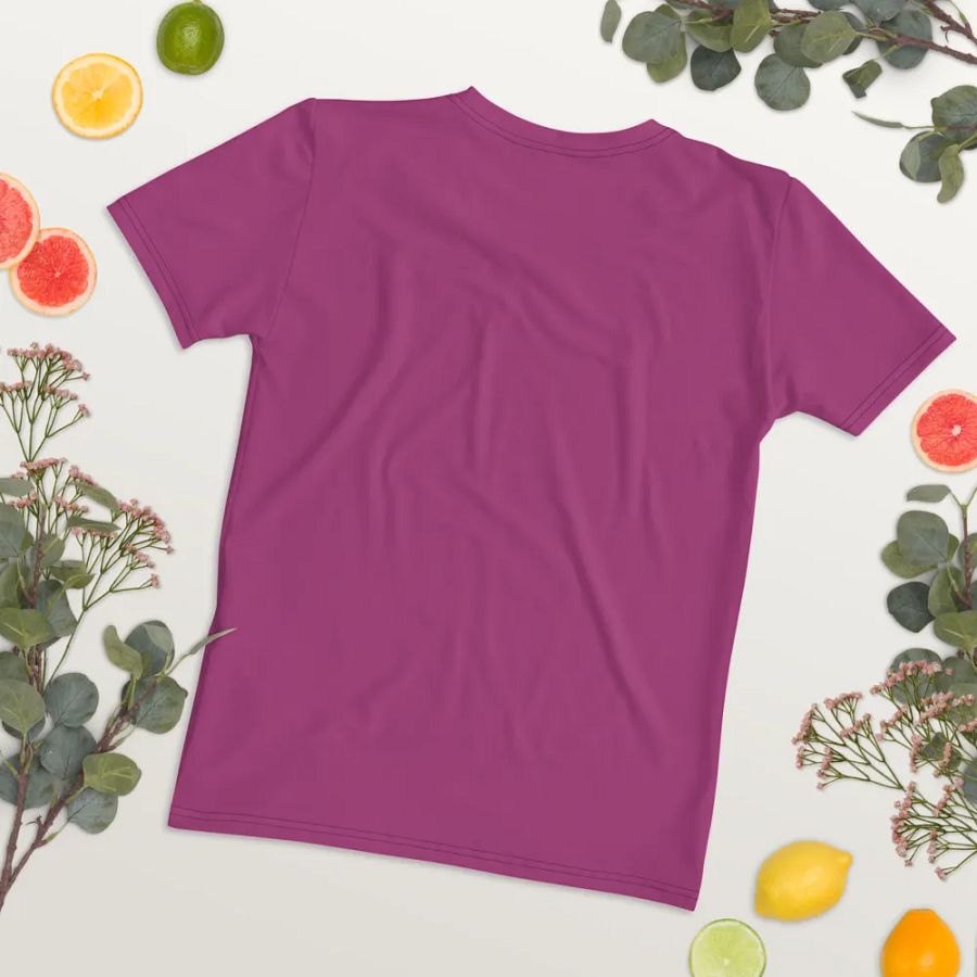 Plain Plum Purple True Summer Women's Crewneck Polyester Heavyweight Premium T-Shirt by Treasure Pie product image (12)