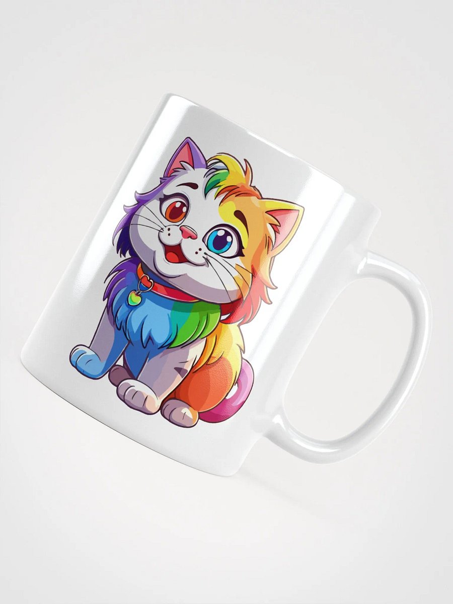 Cute Rainbow Color Cat 7 , Mug product image (8)