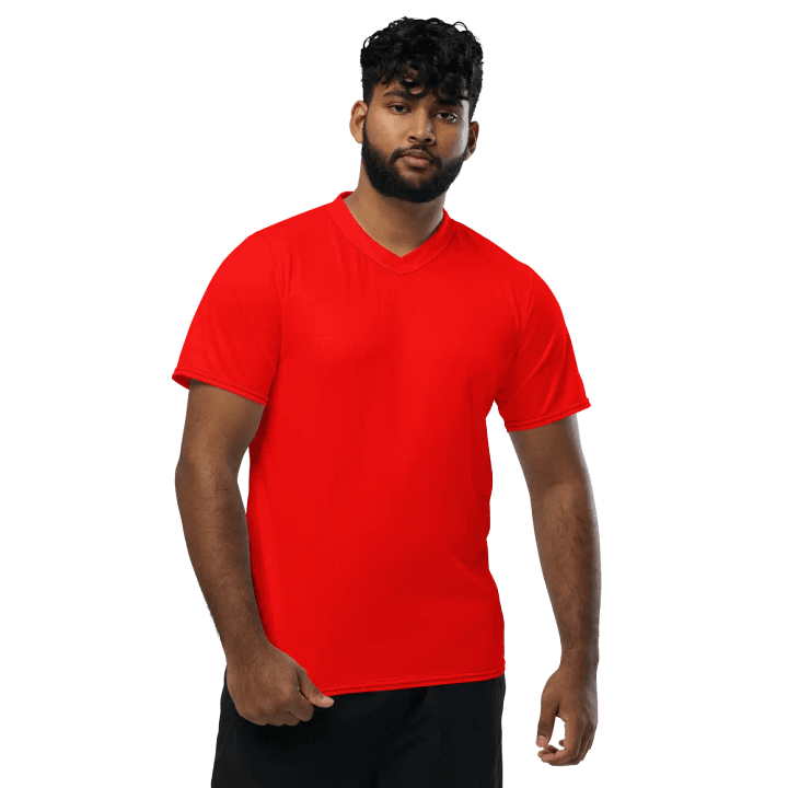 Unisex Red Sports Jersey product image (1)