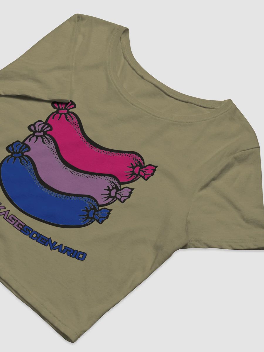 Bi Pride Crop Sausage Tee product image (7)
