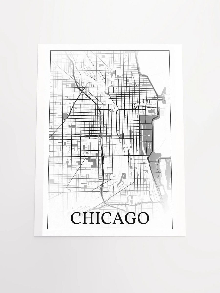 Chicago, Illinois, USA, city map print product image (19)