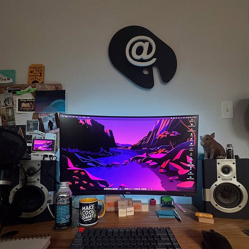 My partner made me this awesome @ sign in black and white when I was originally coming up with business names ❤️ I immediatel...