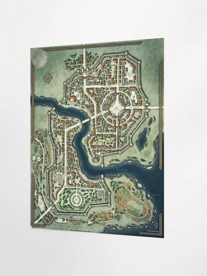 SHA'ALKHAR CITY POSTER 16'' X 20'' product image (2)