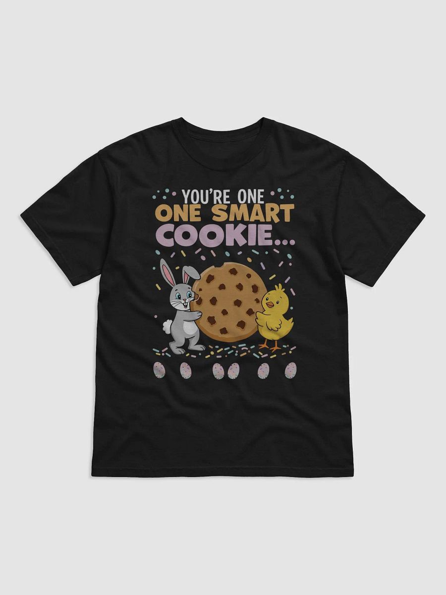 You're One Smart Cookie Easter T-Shirt – Cute Bunny & Chick Design product image (8)