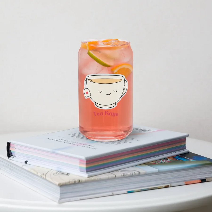 Tea Cup Iced Coffee Glass product image (4)