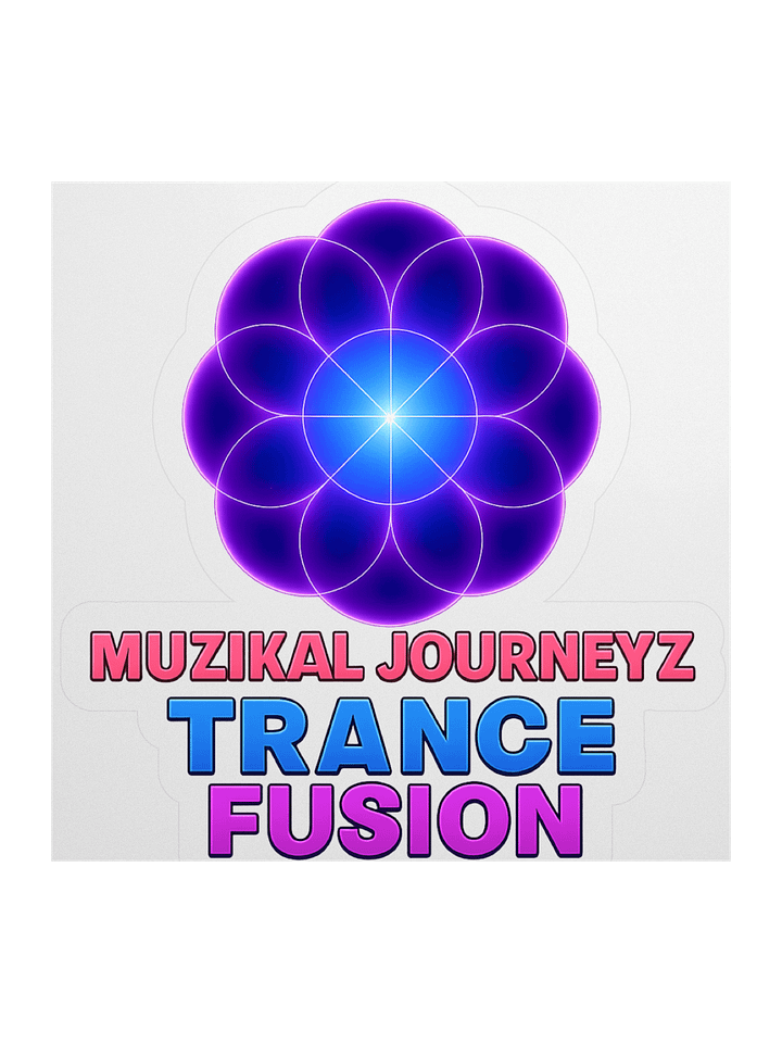 Trance Fusion Flower Kiss Cut Stickers product image (1)
