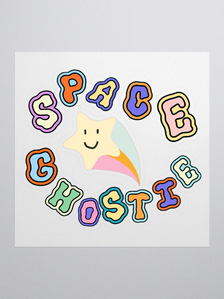 Space Ghostie Star Stickie product image (3)