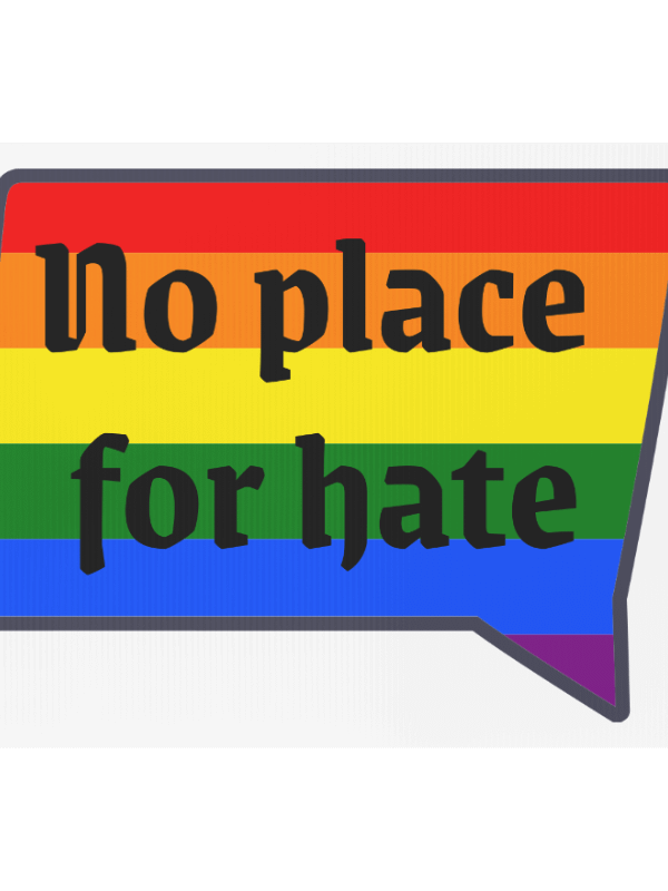 No place for hate yard sign product image (1)