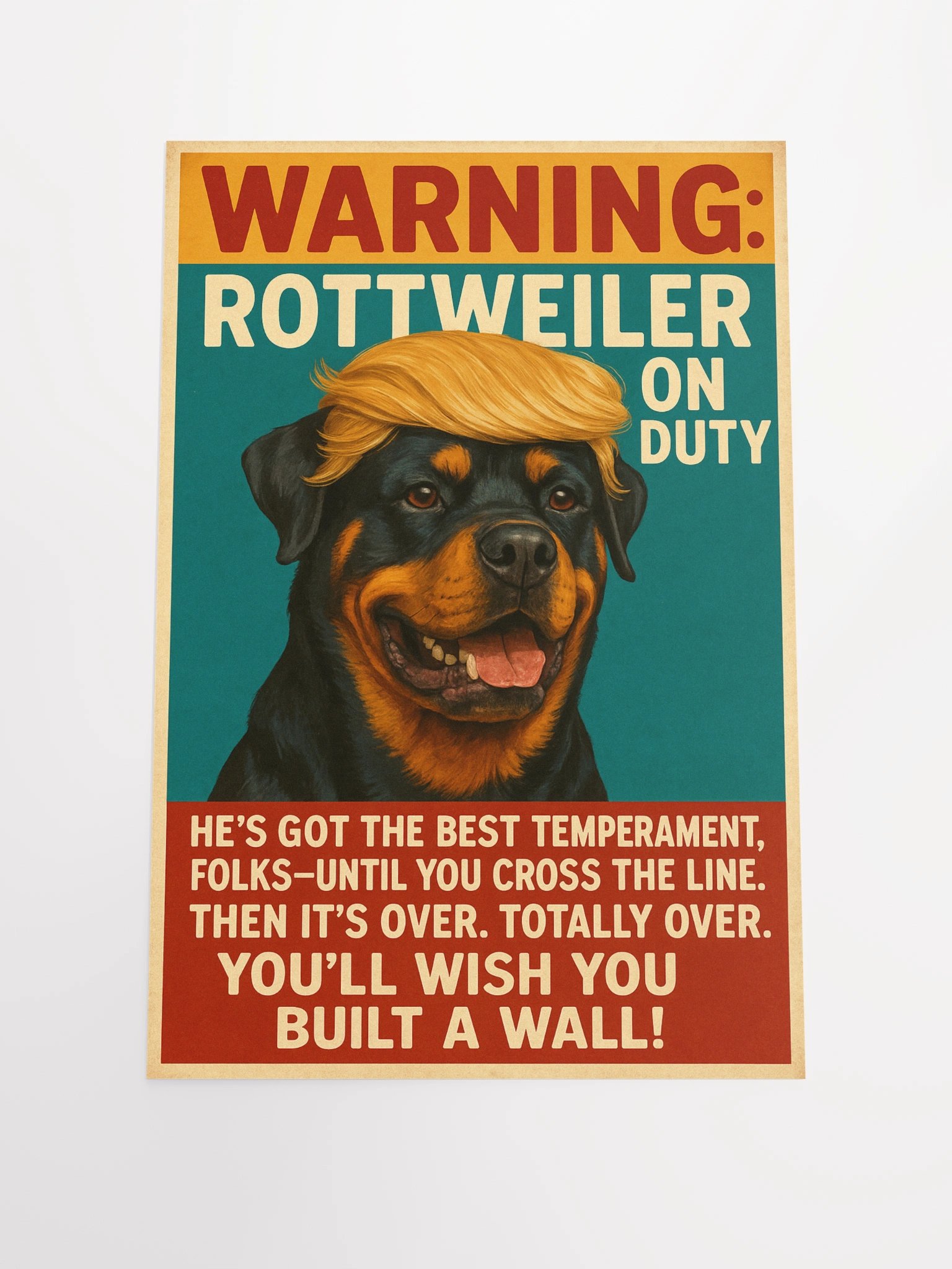 Rottweiler on Duty Poster product image (3)