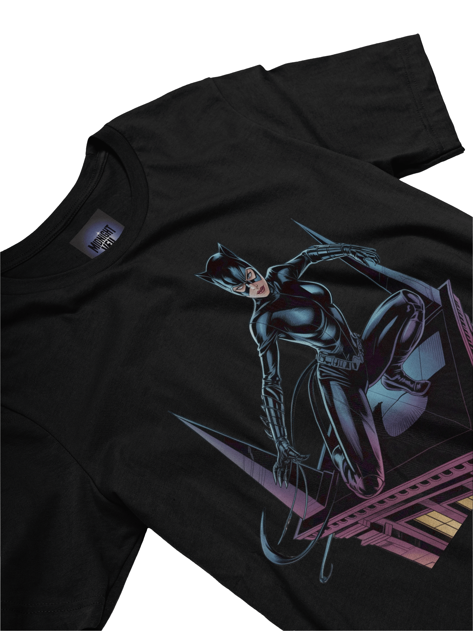 Rooftop Ravager: Catwoman's Feral Strike T-Shirt product image (5)