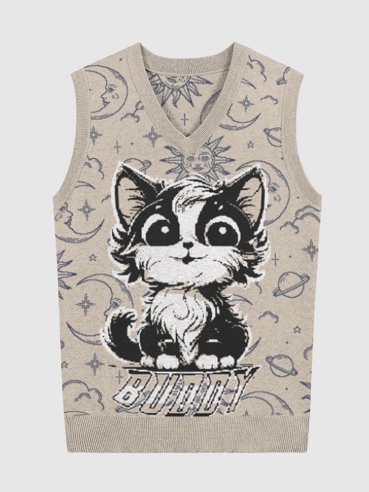Buddy Knitted V-Neck Vest 10 product image (3)