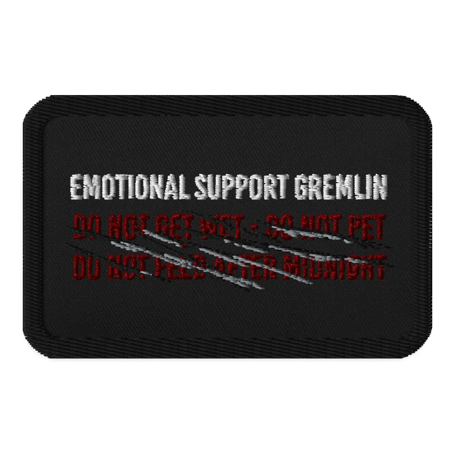 Emotional Support Gremlin Patch product image (1)