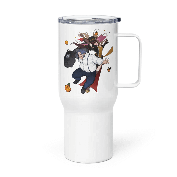 MageHouse: Pumpkin & Mecha - Travel Mug w/ Handle product image (1)