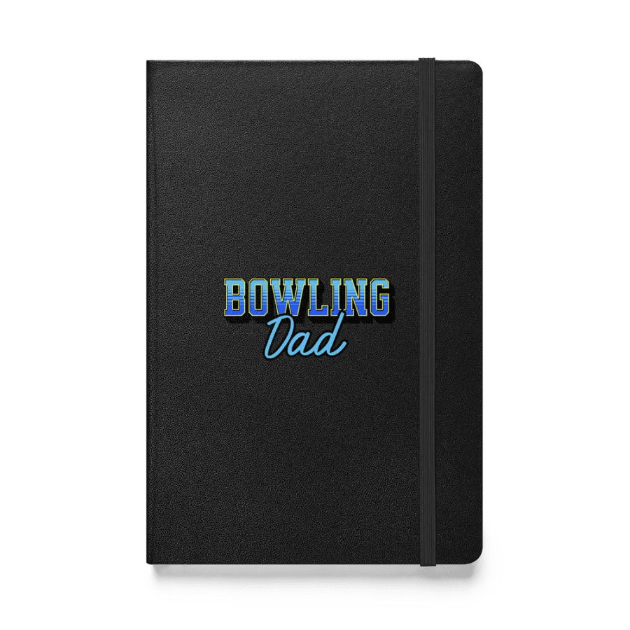 Bowling Dad Hardcover Notebook product image (1)