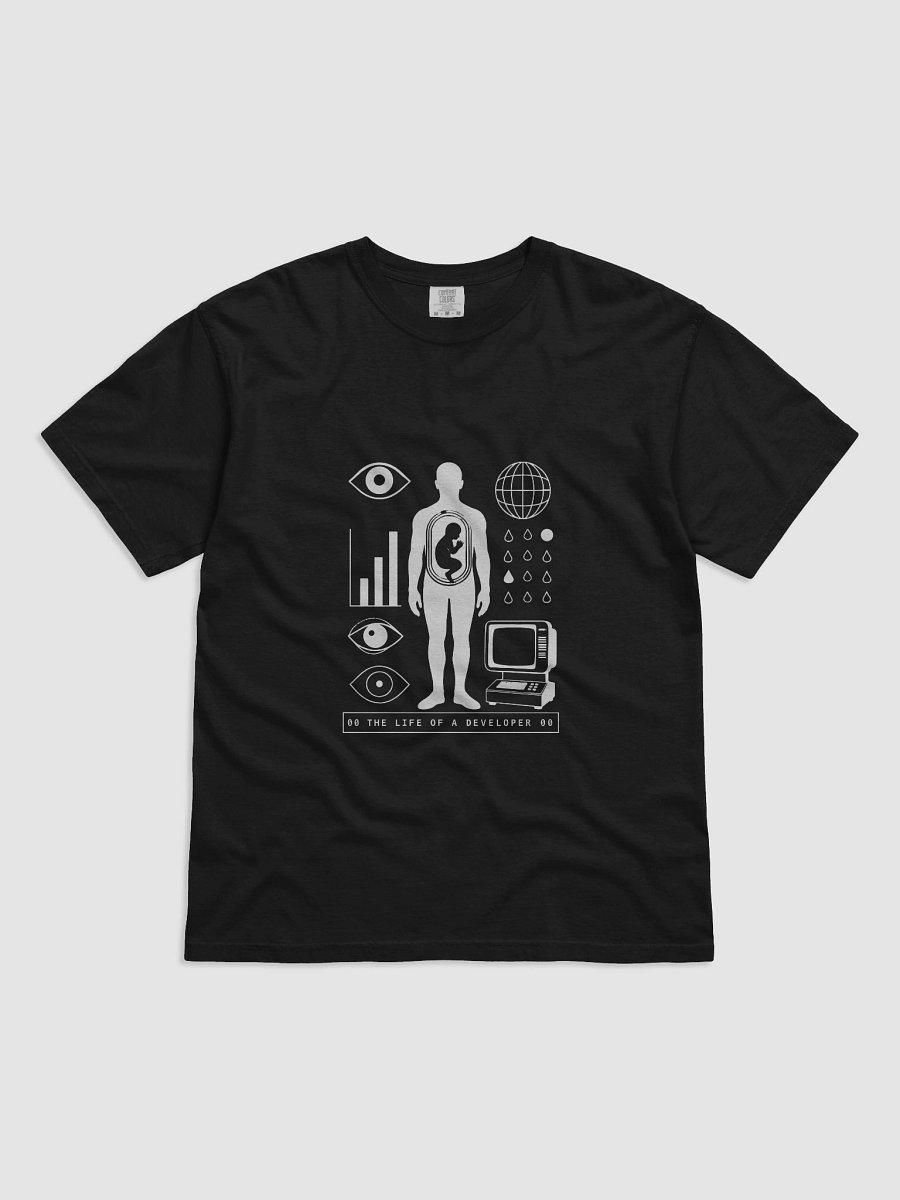 00 The Life of a Developer 00" T-Shirt product image (3)