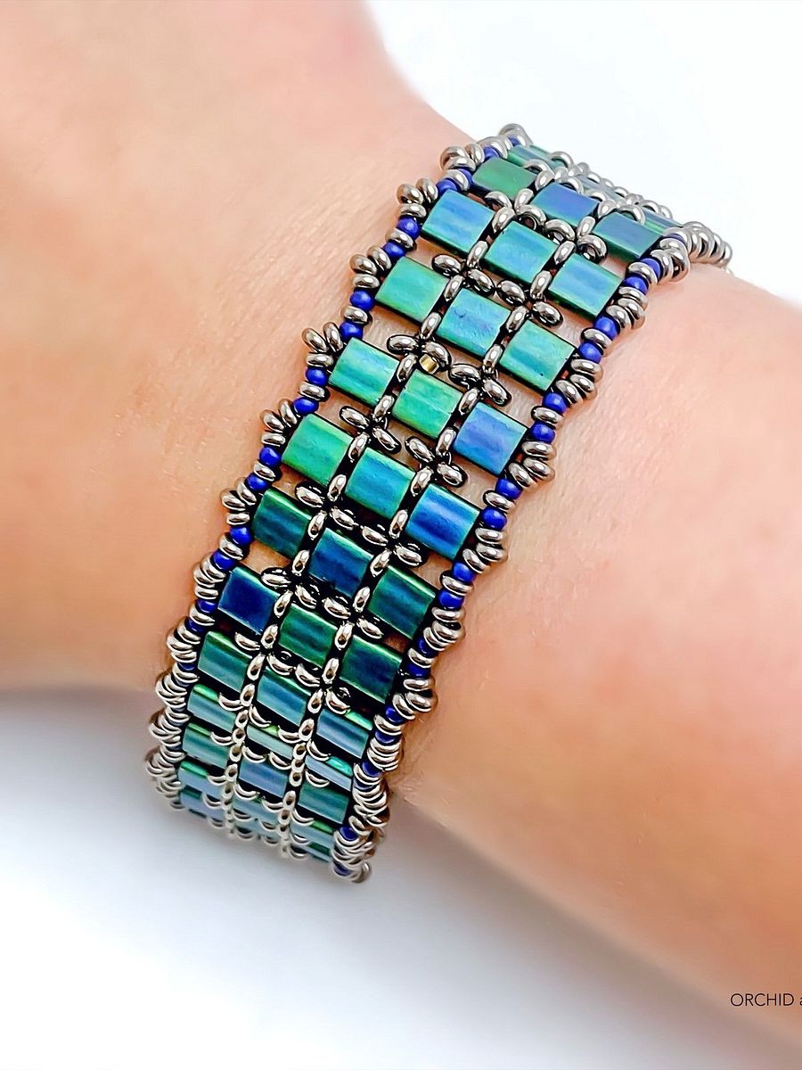Beading Pattern – Twilight Tila Bead Bracelet product image (1)