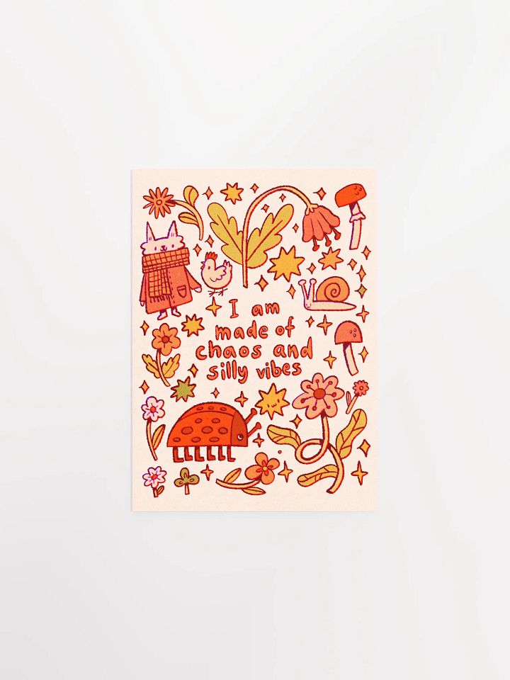 Chaos & Silly Vibes Print product image (2)