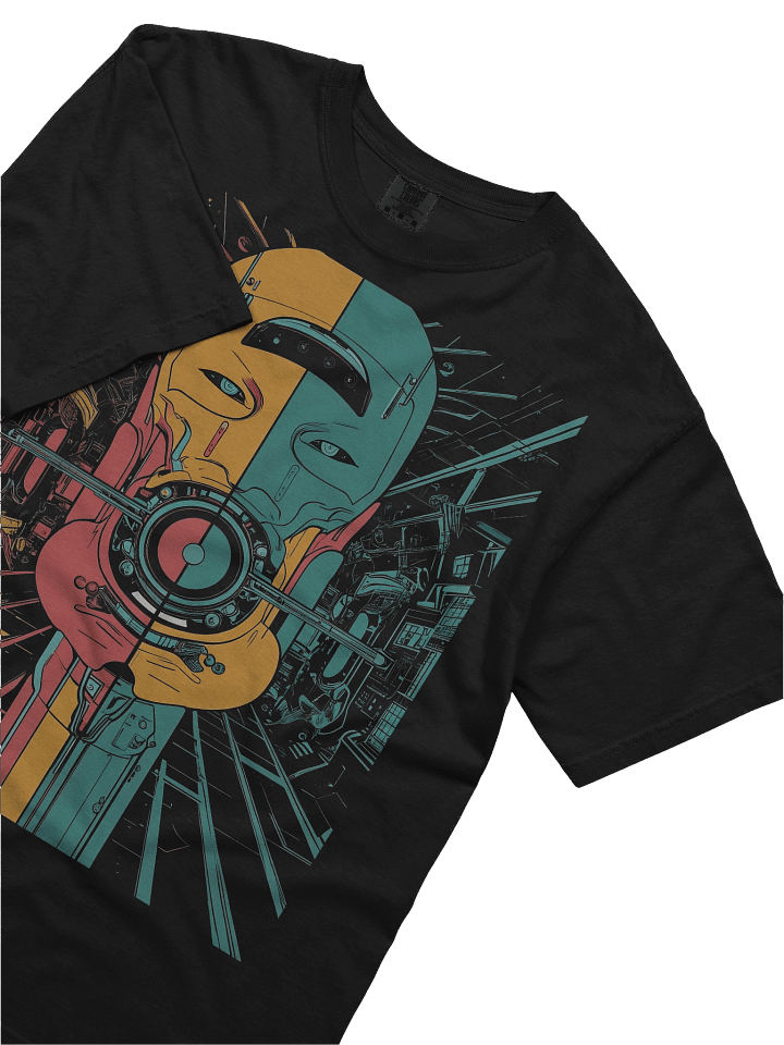 Retro Cybernetic Drifter Heavyweight T-Shirt product image (2)