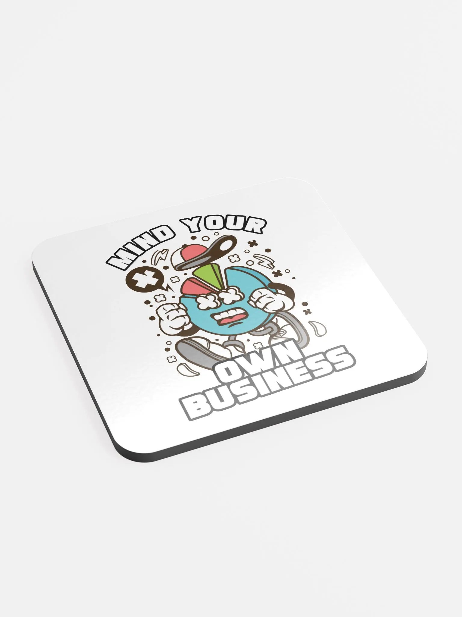 Mind Your Own Business - Cork Coaster product image (2)