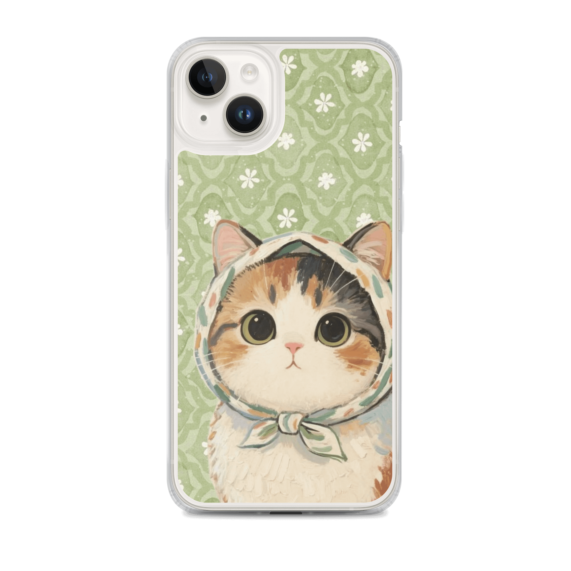 cat eyes green MagSafe® iPhone® Clear Case iphone product image (1)