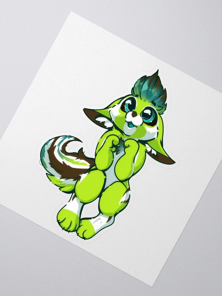 Chibi Avocado Kiss-Cut Sticker product image (3)