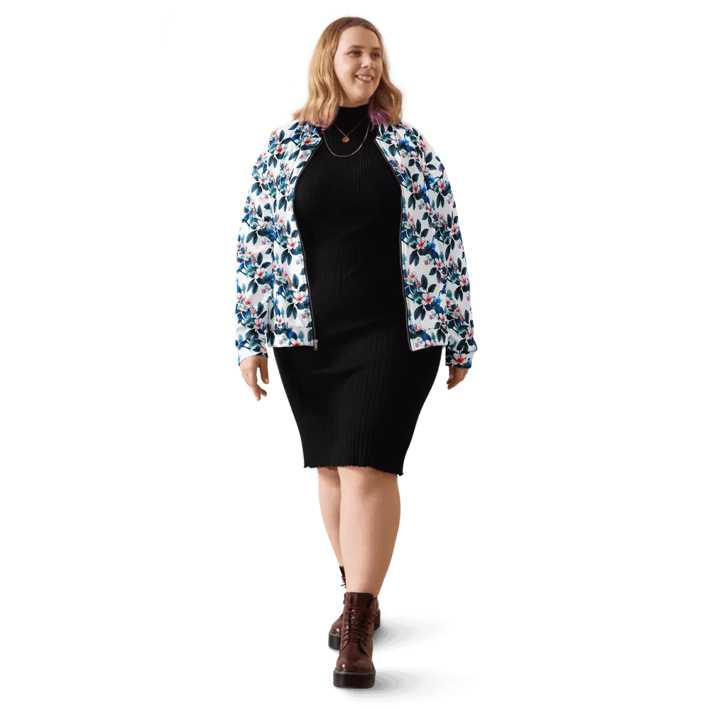 Orchid's Whisper Bomber Jacket product image (4)