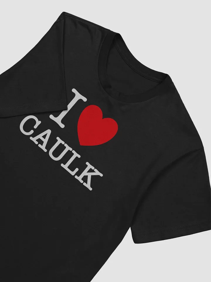 I LOVE CAULK / Dark Fitted Tee product image (2)