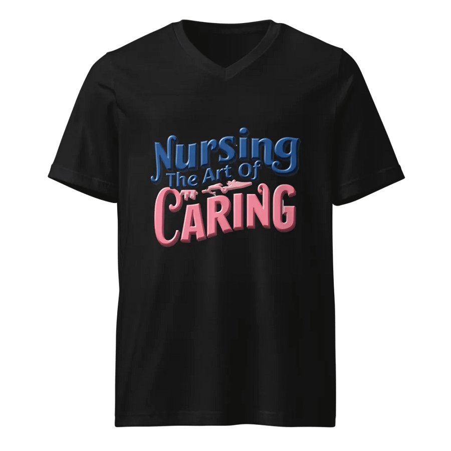 Nursing The Art Of Caring V-Neck Tee product image (1)