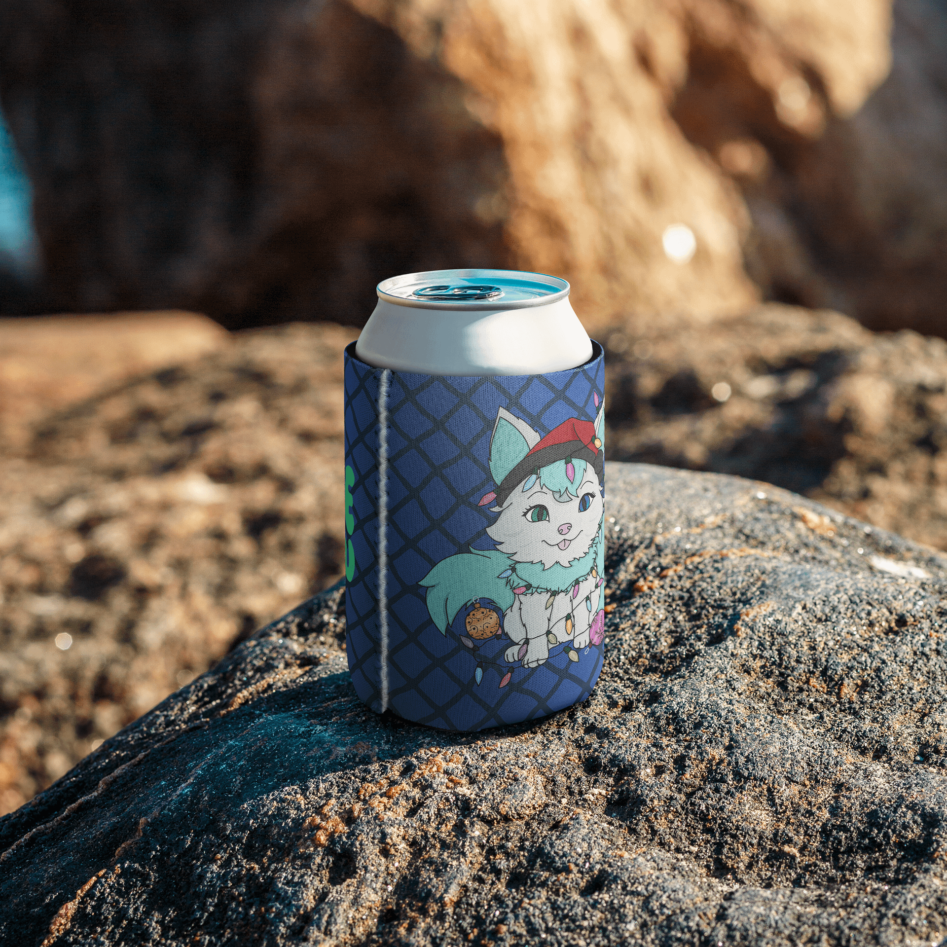 Festive Kitsune Can Cooler product image (8)