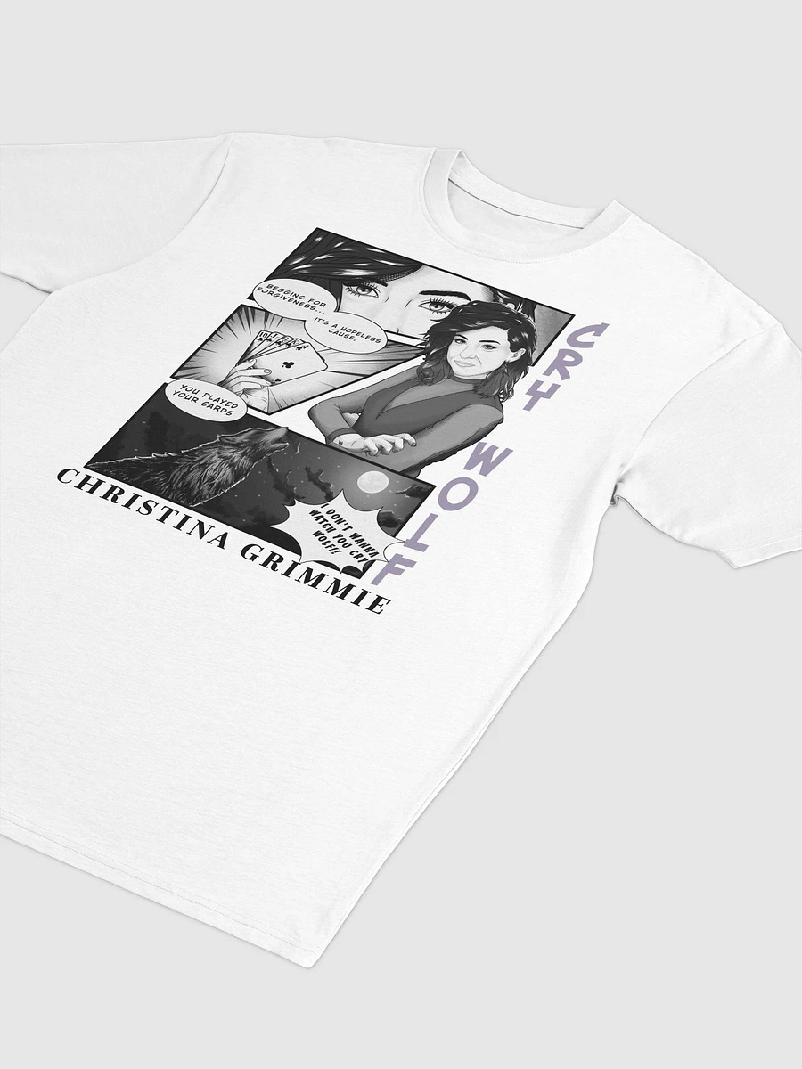 Cry Wolf Comic White Tee product image (4)