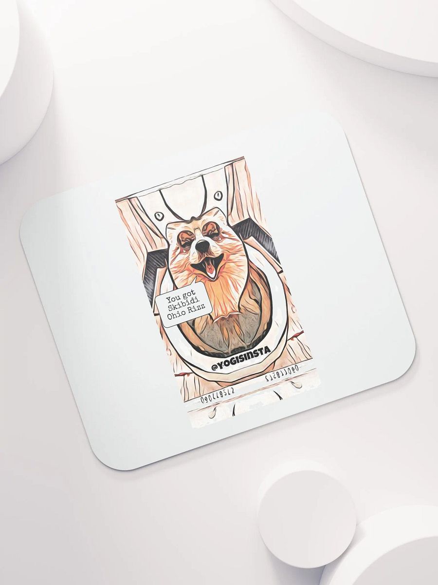 Skibidi Ohio Rizz Dog Mouse Pad product image (7)