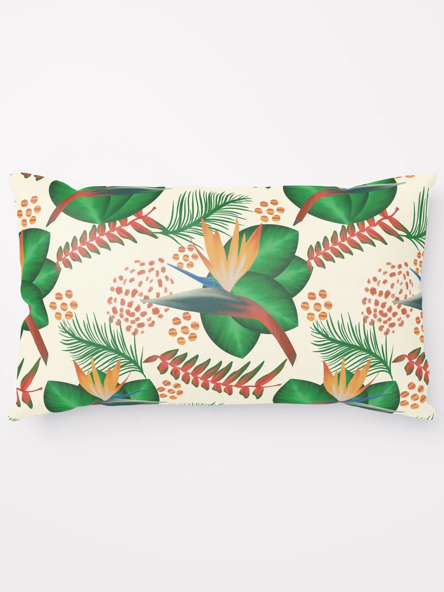 El Yunque Tropical Rainforest Beige Pillow product image (14)