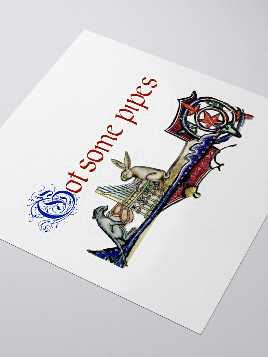 Bunny got some pipes sticker product image (7)
