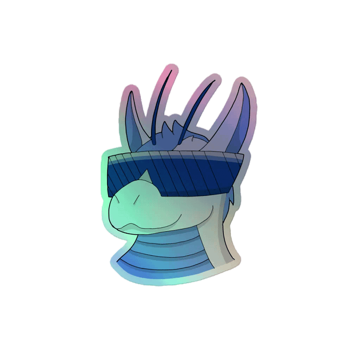 Suki Glitch Holo Sticker product image (2)