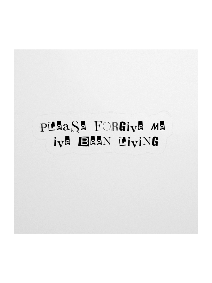 Please Forgive Me Lyric Stickers product image (1)