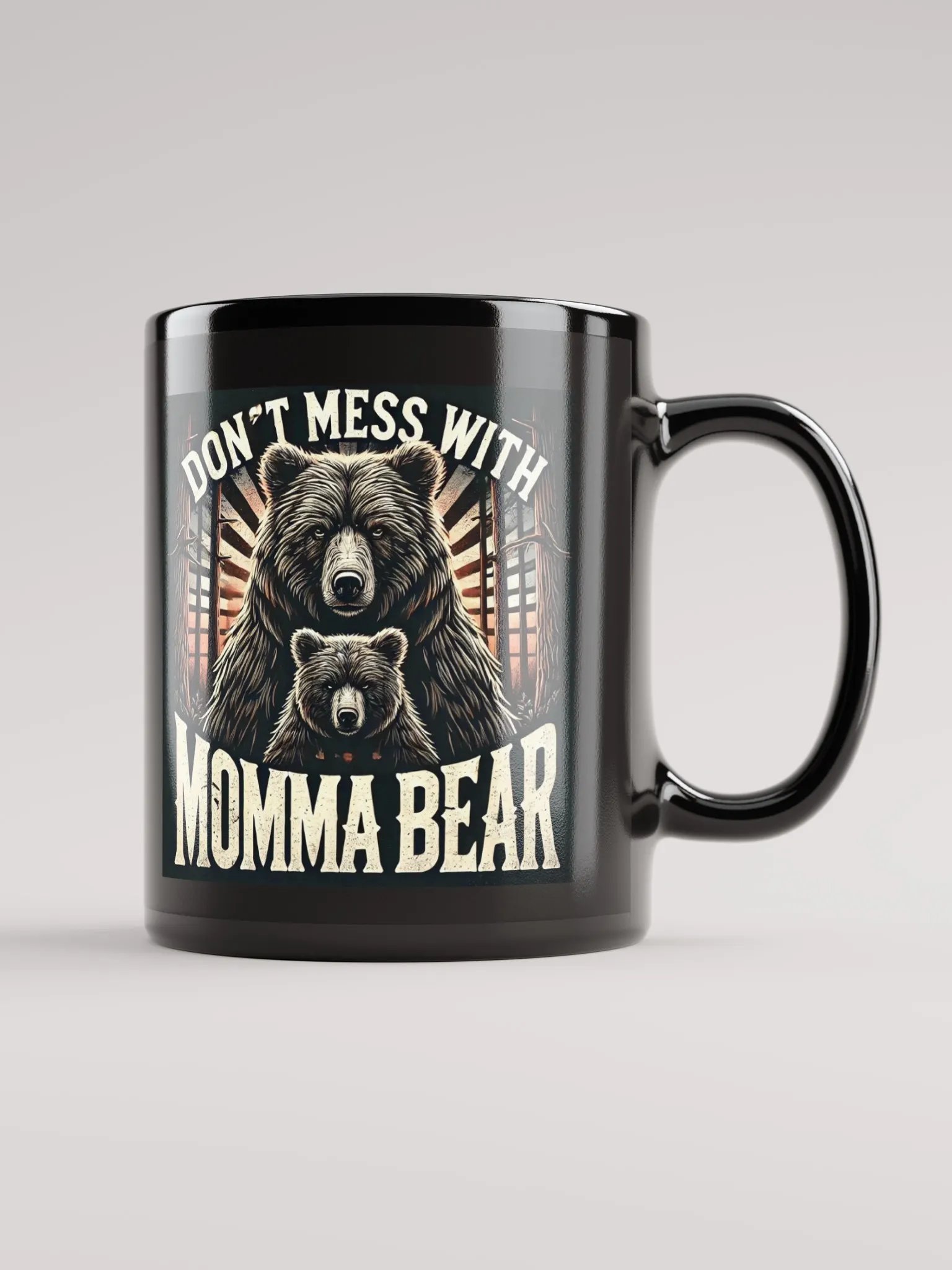 DON"T MESS WITH MOMMA BEAR MUG product image (1)