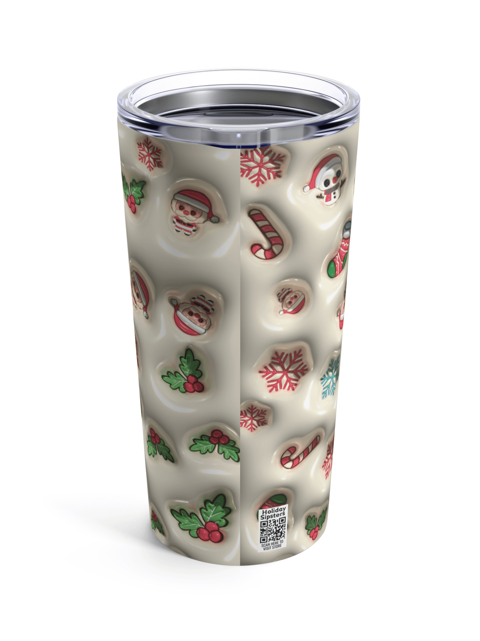 Little Santa Snowman Stainless Steel Tumbler product image (3)