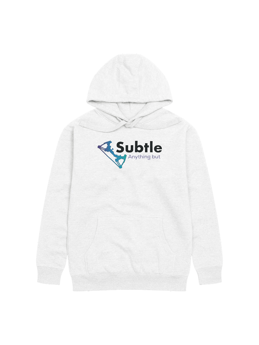 Anything But Subtle - Black Text - Hoodie product image (1)