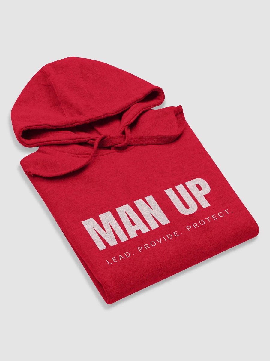 MAN UP Hoodie — Lead. Provide. Protect. product image (5)