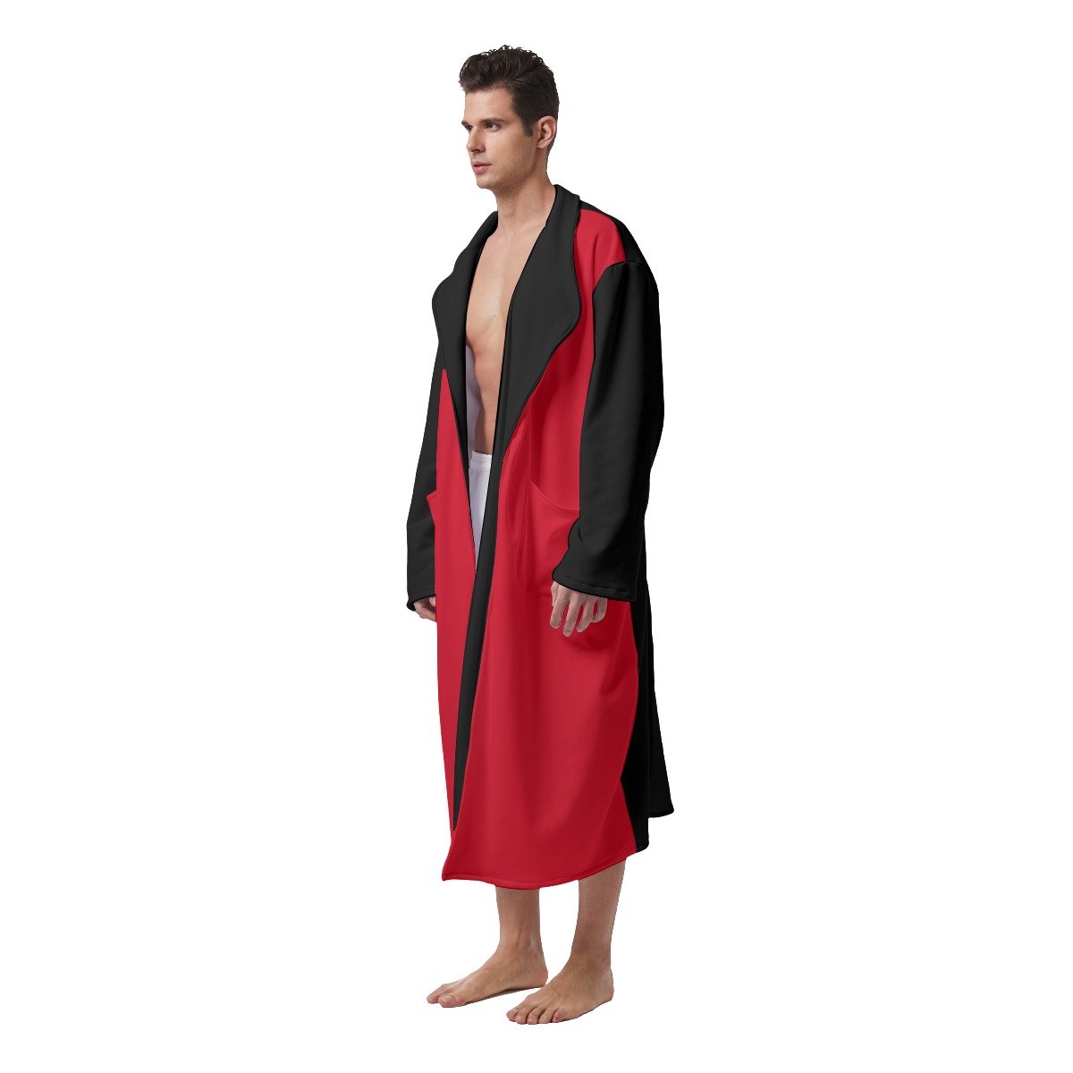 All-Over Print Men's Heavy Fleece Robe product image (2)