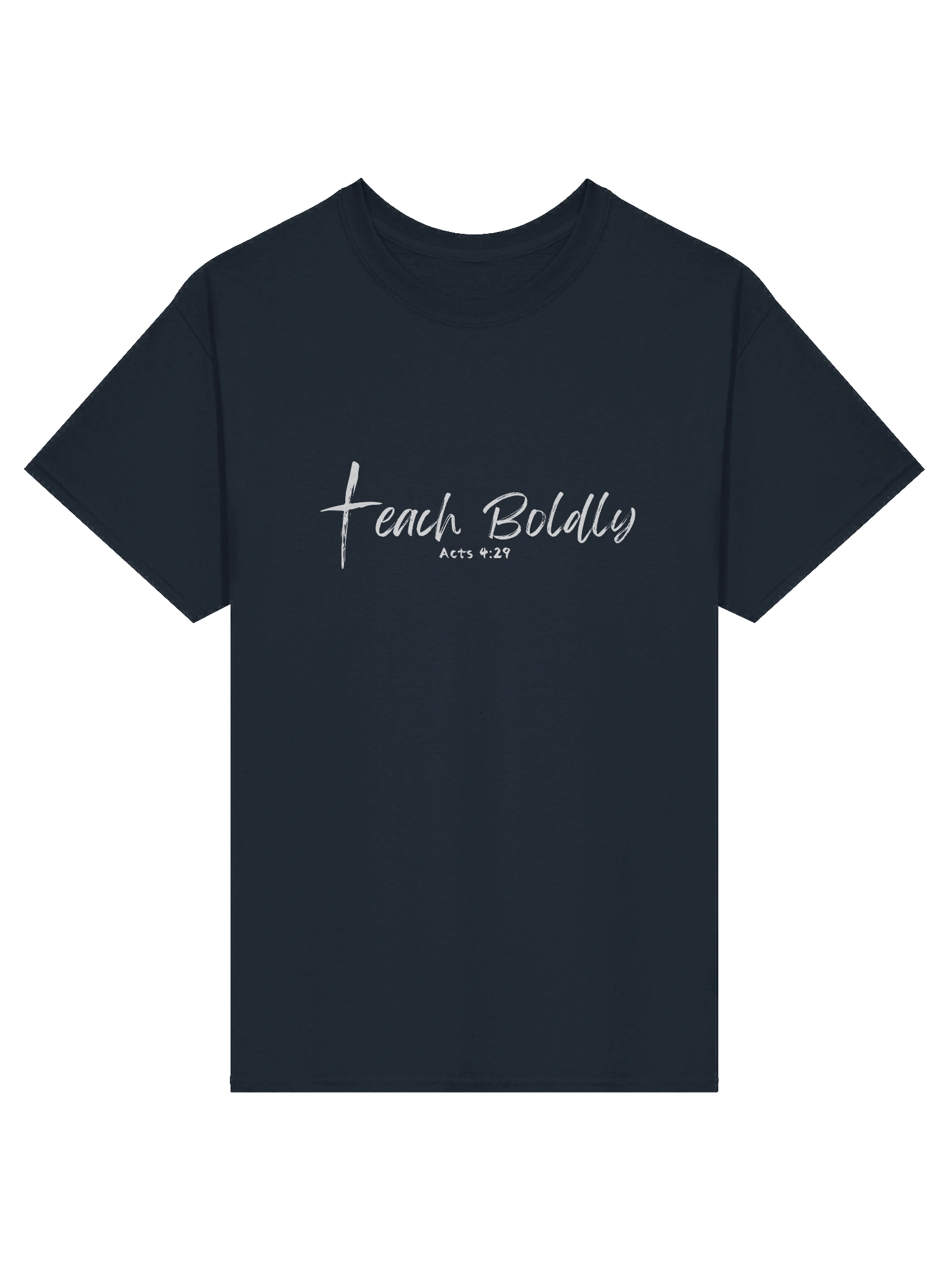 White Teach Boldly Gildan Tee product image (1)