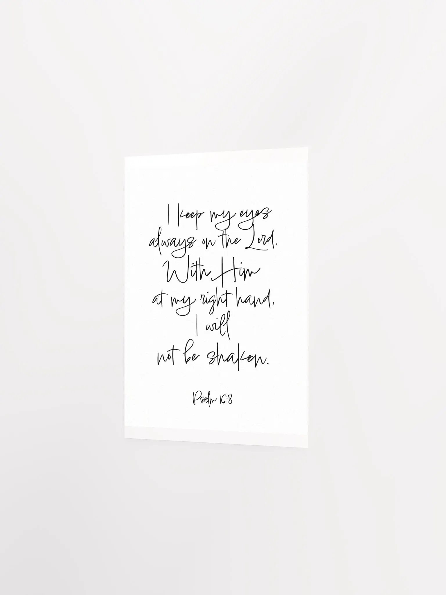 I Will Not Be Shaken - Print product image (2)
