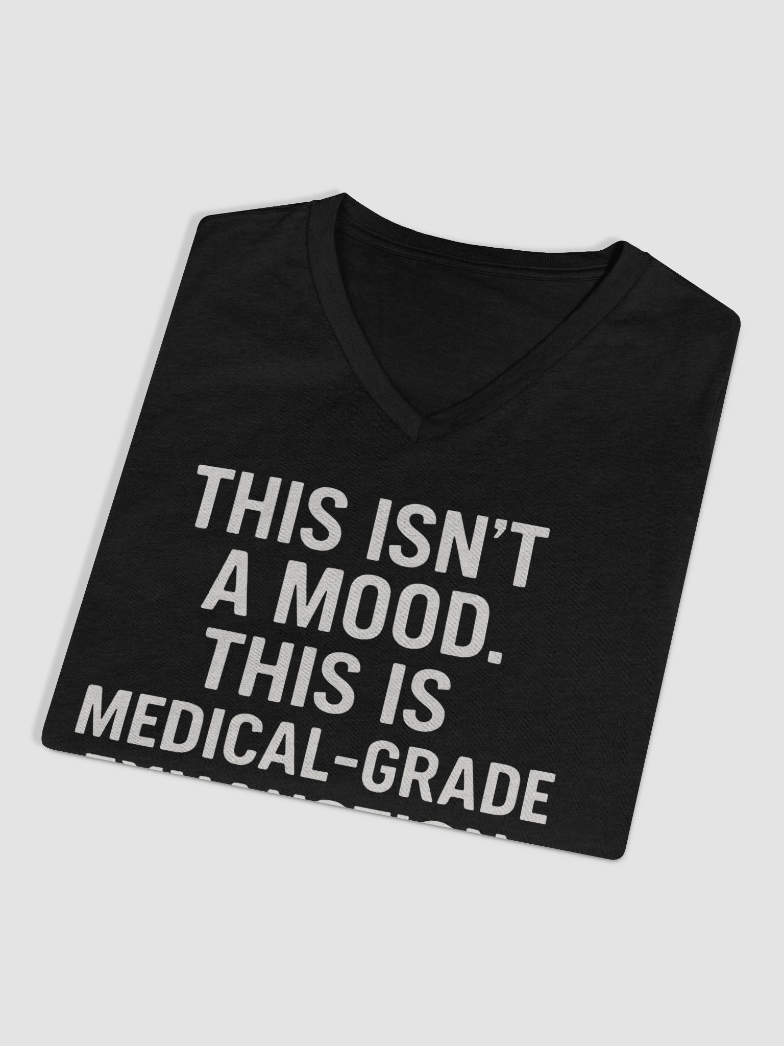 Medical-Grade Exhaustion Awareness V-Neck Tee product image (3)