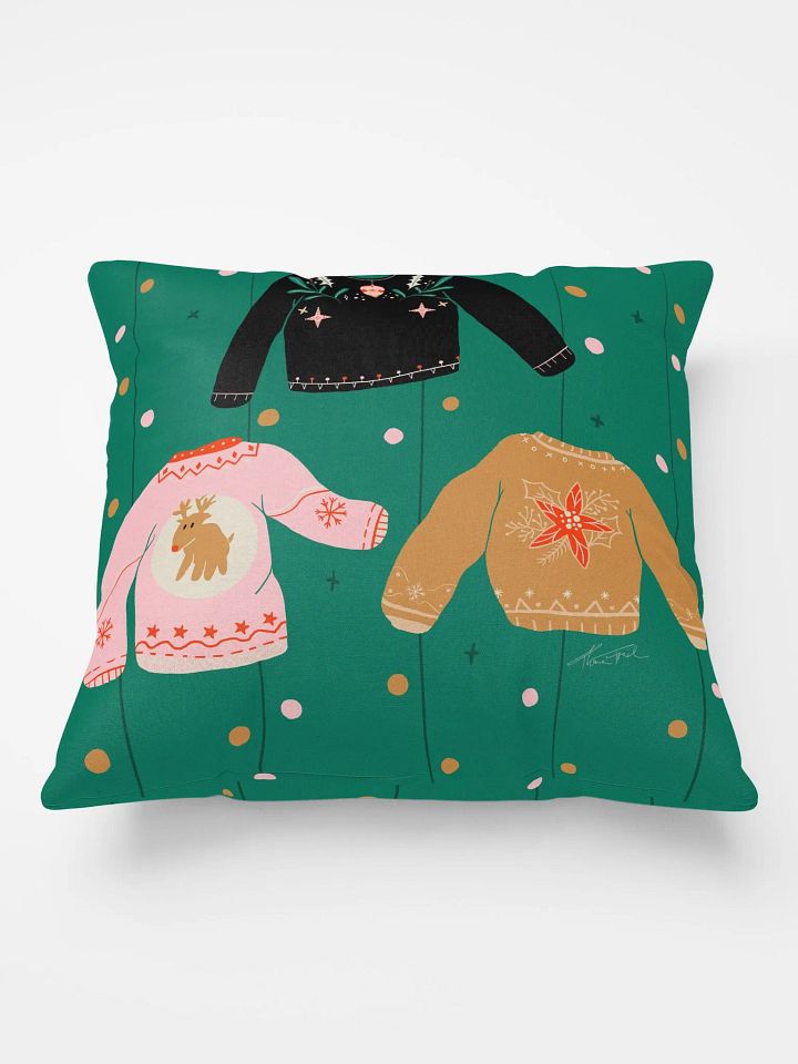 Cheerful Holiday Sweater Pillow product image (2)