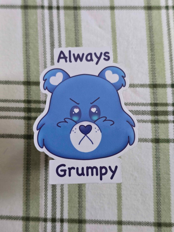 Always Grumpy Sticker product image (2)