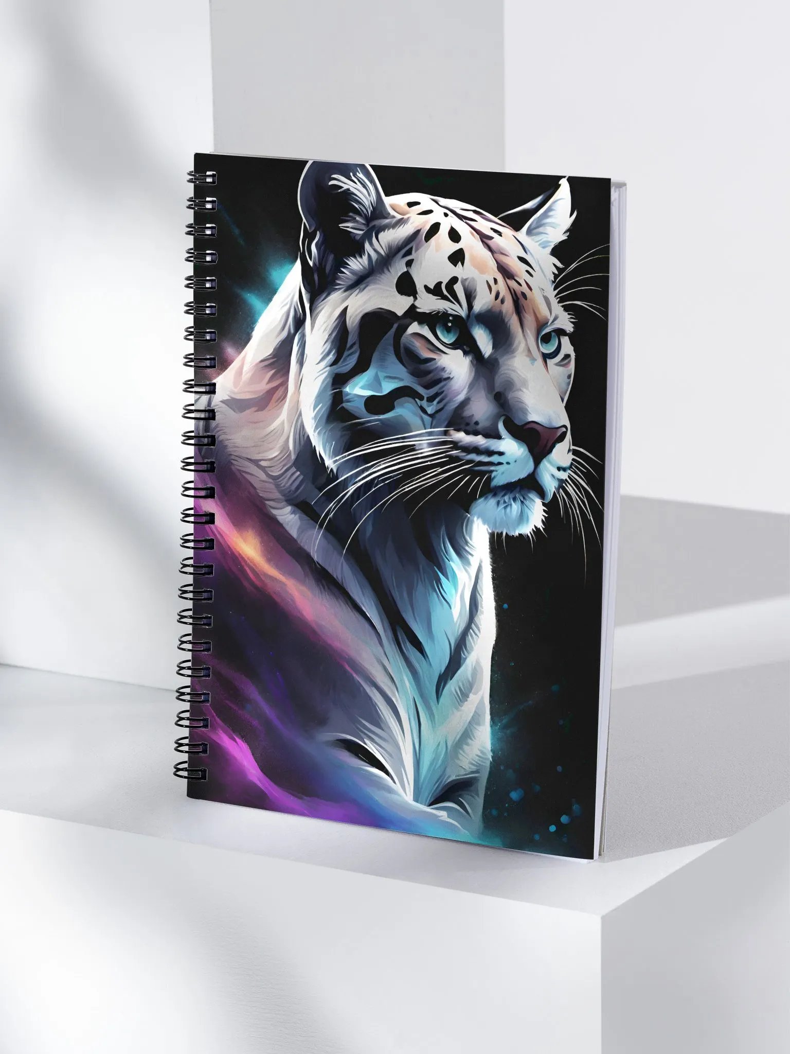 Celestial Leopard Spiral Dreams Notebook product image (4)