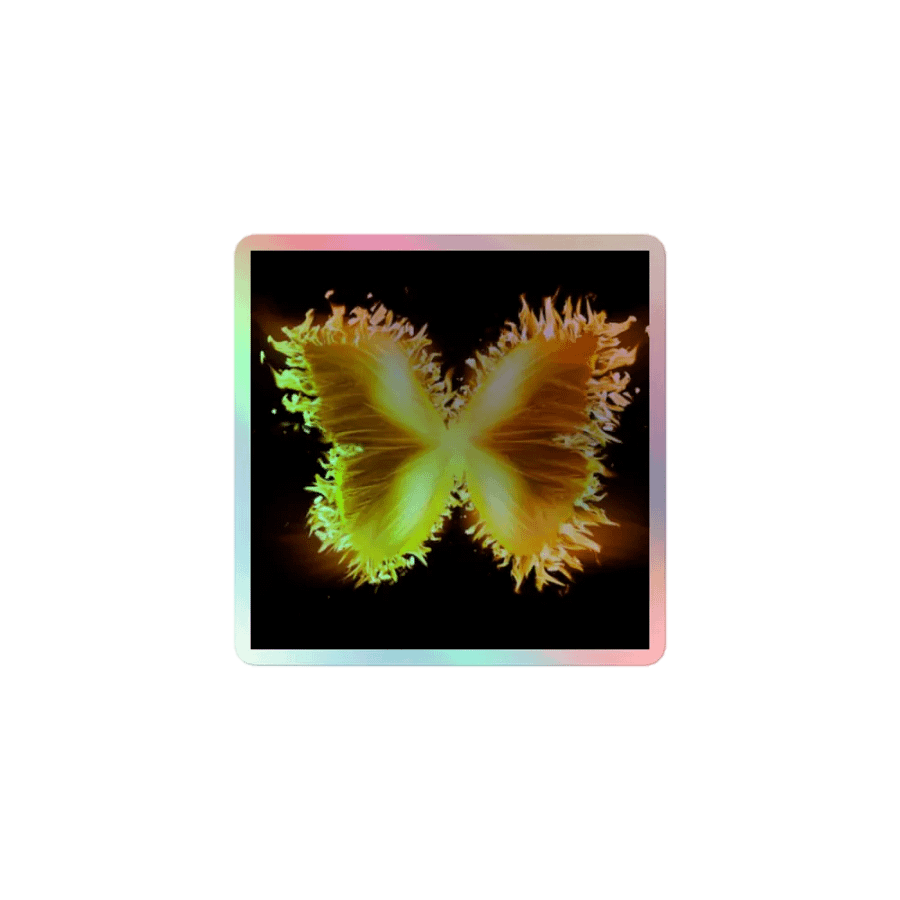 Phoenix Fire Holographic Sticker product image (1)