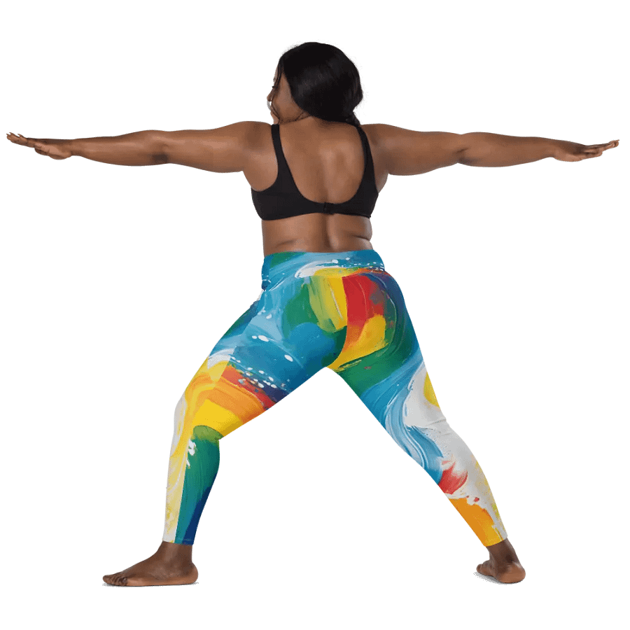 Whimsical Liquid Art Leggings product image (4)