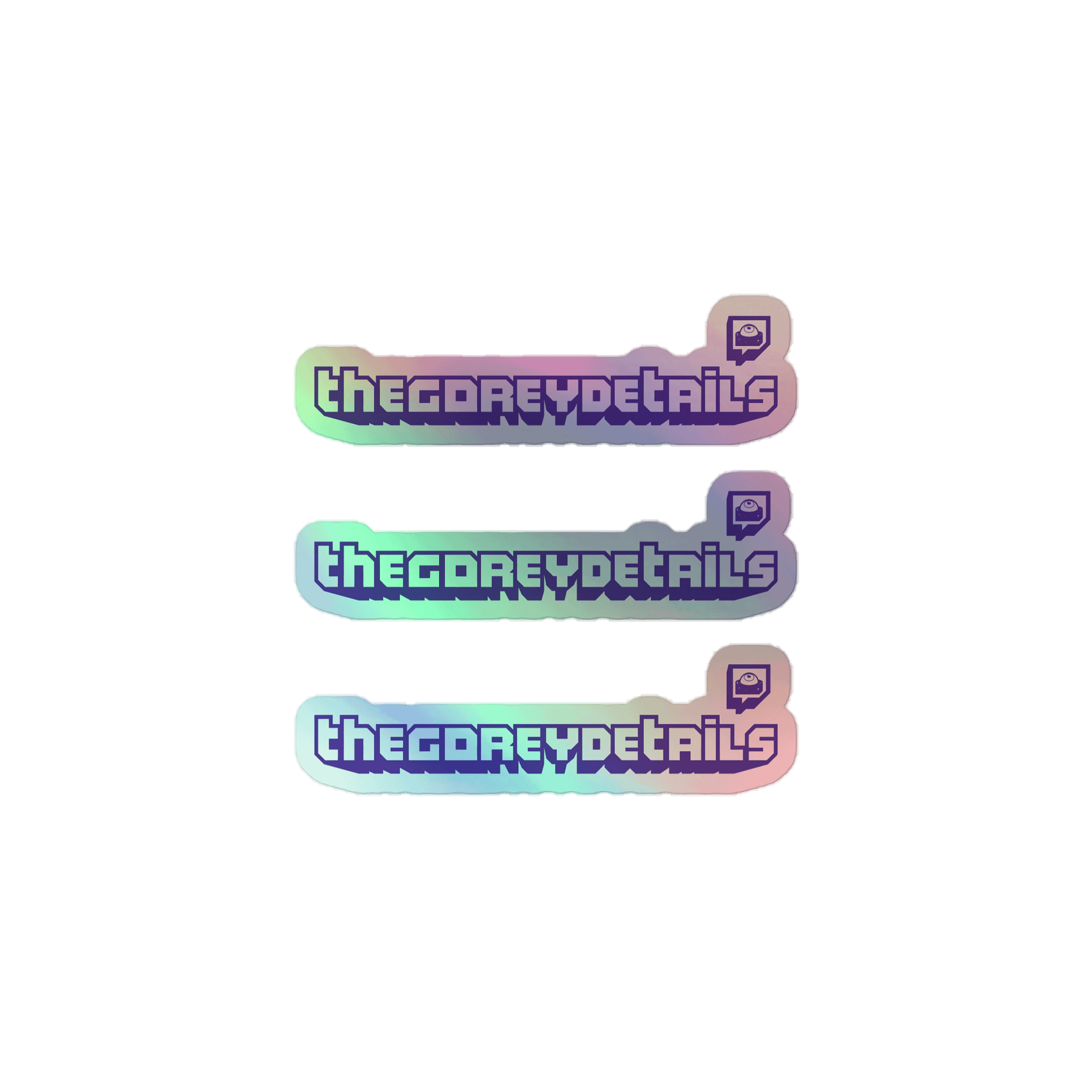 TTV Purple - Kiss-Cut Holographic Sticker Sheet product image (1)