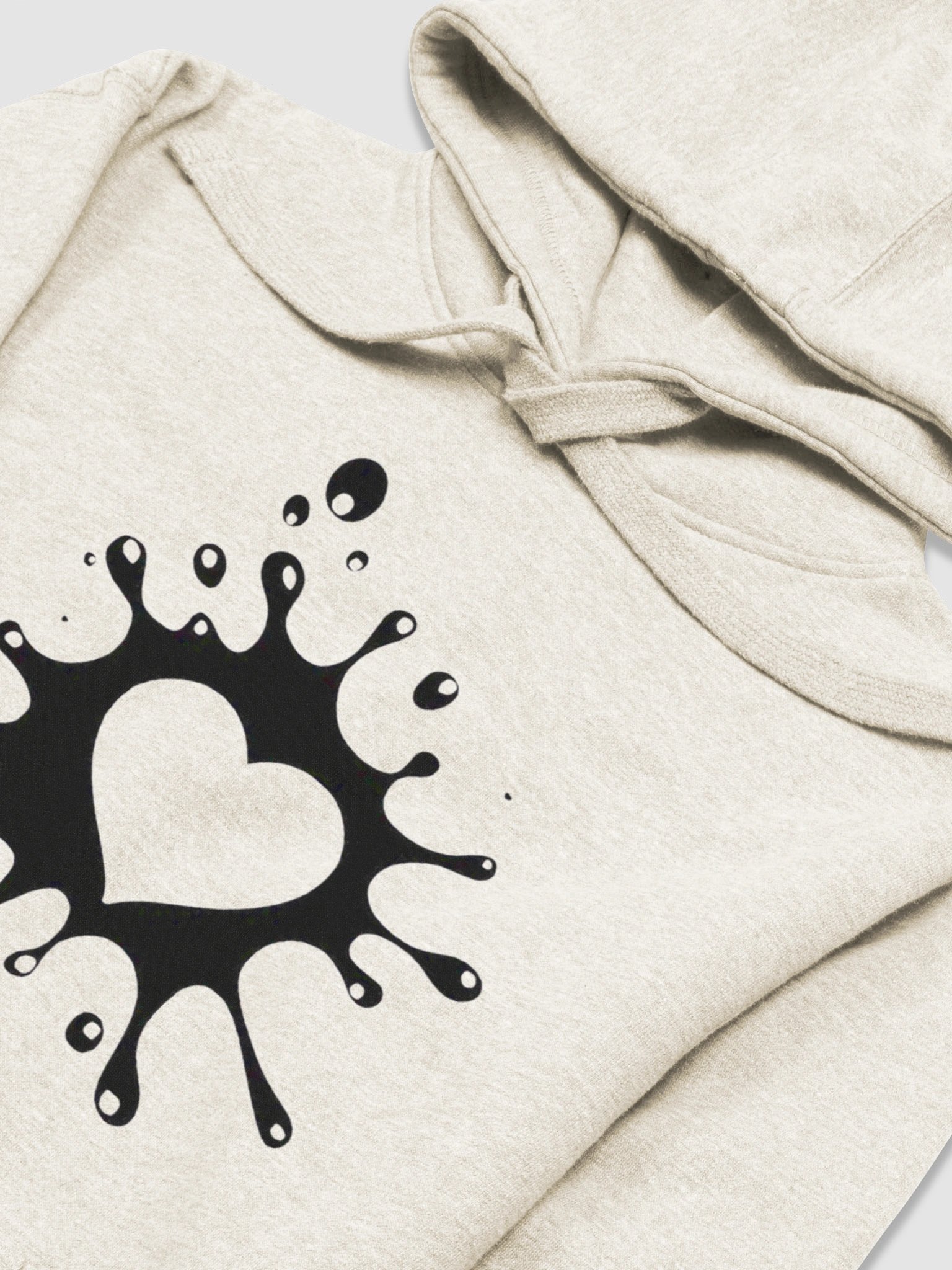 Heartbeat Splatter Premium Hoodie product image (2)